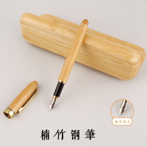 Wooden Bamboo pen With Box set